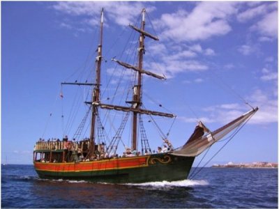 Galleon, a replica of the Corsair Ships